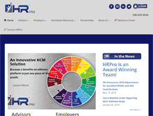 Tablet Screenshot of hrpro.biz